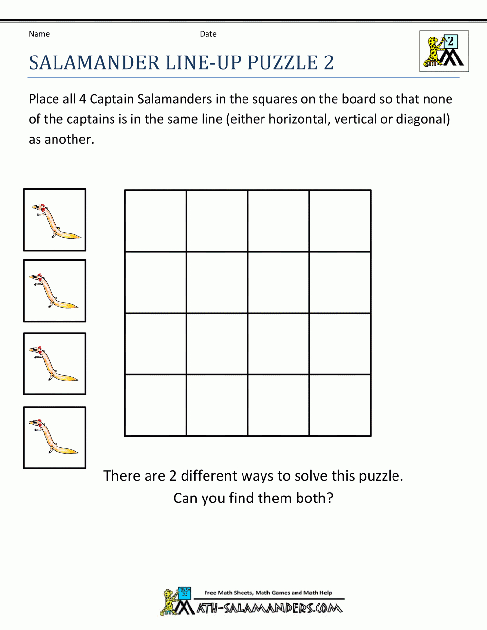 Math Puzzles 2Nd Grade - Grade 2 Puzzles Printable