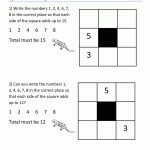 Math Puzzles 2Nd Grade   Printable Math Puzzles For 2Nd Grade