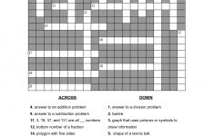Math Puzzles Printable For Learning | Activity Shelter - Printable Crossword Puzzle Grade 3