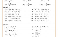 Maths Worksheets | Ks3 &amp; Ks4 Printable Pdf Worksheets - Printable Puzzles Ks3