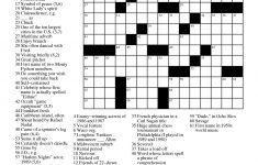 Matt Gaffney's Weekly Crossword Contest: September 2011 - Beatles Crossword Puzzles Printable