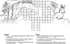 Matthew 2 The Magi Christmas Story Sunday School Crossword Puzzles - Printable Epiphany Crossword Puzzle