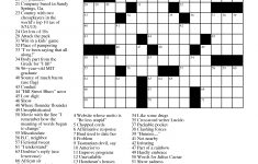 May | 2013 | Matt Gaffney's Weekly Crossword Contest - Printable Crossword Puzzles July 2017