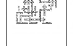 Memorial Day Crossword Puzzle Answer Sheet | Holiday Classroom - Memorial Day Crossword Puzzle Printable