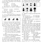 Mensa Test #4   Printable Mensa Puzzles