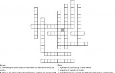 Mental Health Crossword - Wordmint - Printable Mental Health Crossword Puzzle