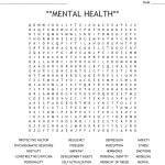 Mental Health** Word Search   Wordmint   Printable Crossword Puzzles For Mental Health
