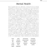 Mental Health Word Search   Wordmint   Printable Mental Health Crossword Puzzle