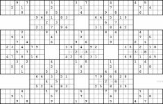 Monster Sudoku 16X16 | Www.topsimages | Printable Giant Sudoku - Printable Sudoku Puzzles 16X16