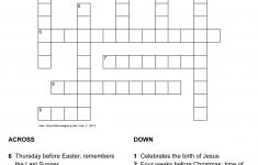 Monterotondo Page 3 : Easter Crossword Puzzle For Adults. Fun - Printable Crossword Puzzles For Tweens