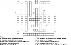 Naruto Crossword - Wordmint - Printable Naruto Crossword Puzzles
