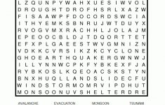 Natural Disasters Word Search Puzzle | Coloring &amp; Challenges For - Science Crossword Puzzles Printable
