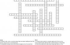 Natural Resources Crossword Puzzle Crossword - Wordmint - Recycling Crossword Puzzle Printable