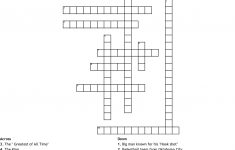 Nba Crossword Puzzle Crossword - Wordmint - Printable Nfl Crossword Puzzles