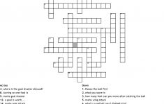 Netball! Crossword - Wordmint - Printable Crosswords Rugby