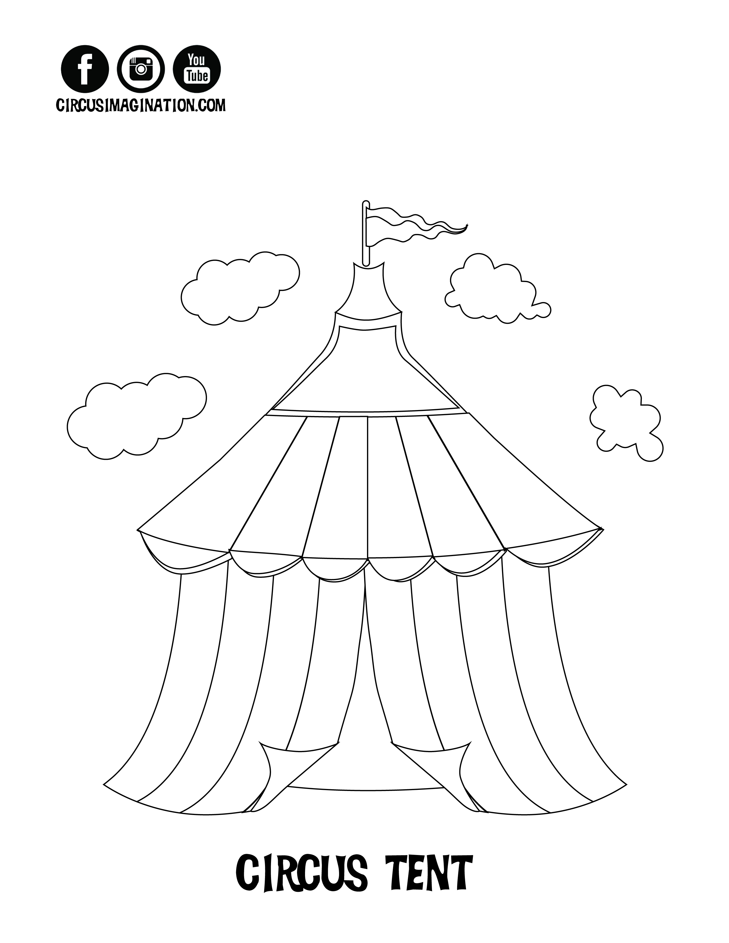 New! Exclusive Circus Printables! Coloring Pages And Crossword - Circus Crossword Puzzle Printables