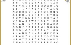 New Year's Word Search Free Printable - New Year&amp;#039;s Printable Puzzles
