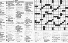 New York Times Sunday Crossword Printable – Rtrs.online - Free Printable New York Times Crossword Puzzles