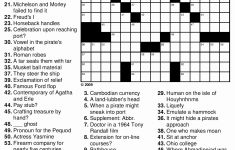 New York Times Sunday Crossword Printable – Rtrs.online - La Times Sunday Crossword Puzzle Printable