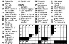 Newsday Crossword Puzzle For Jun 12, 2018,stanley Newman - Printable Crossword Puzzles Newsday