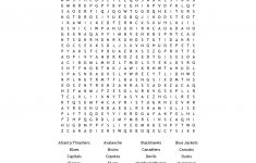 Nhl Teams Word Search - Wordmint - Printable Hockey Crossword