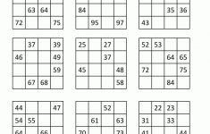 Number Square Puzzles - Printable Multiplication Puzzles