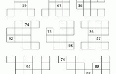 Number Square Puzzles - Printable Number Puzzle
