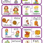 Opposites Puzzle Game Part 2 Worksheet   Free Esl Printable   Printable Opposite Puzzles