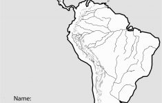 Outline Map Of South America Printable With Blank North And For New - Printable Puzzle South America