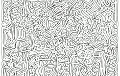 Pandemonium Maze | Late Night At The Library | Maze Worksheet - Printable Labyrinth Puzzles