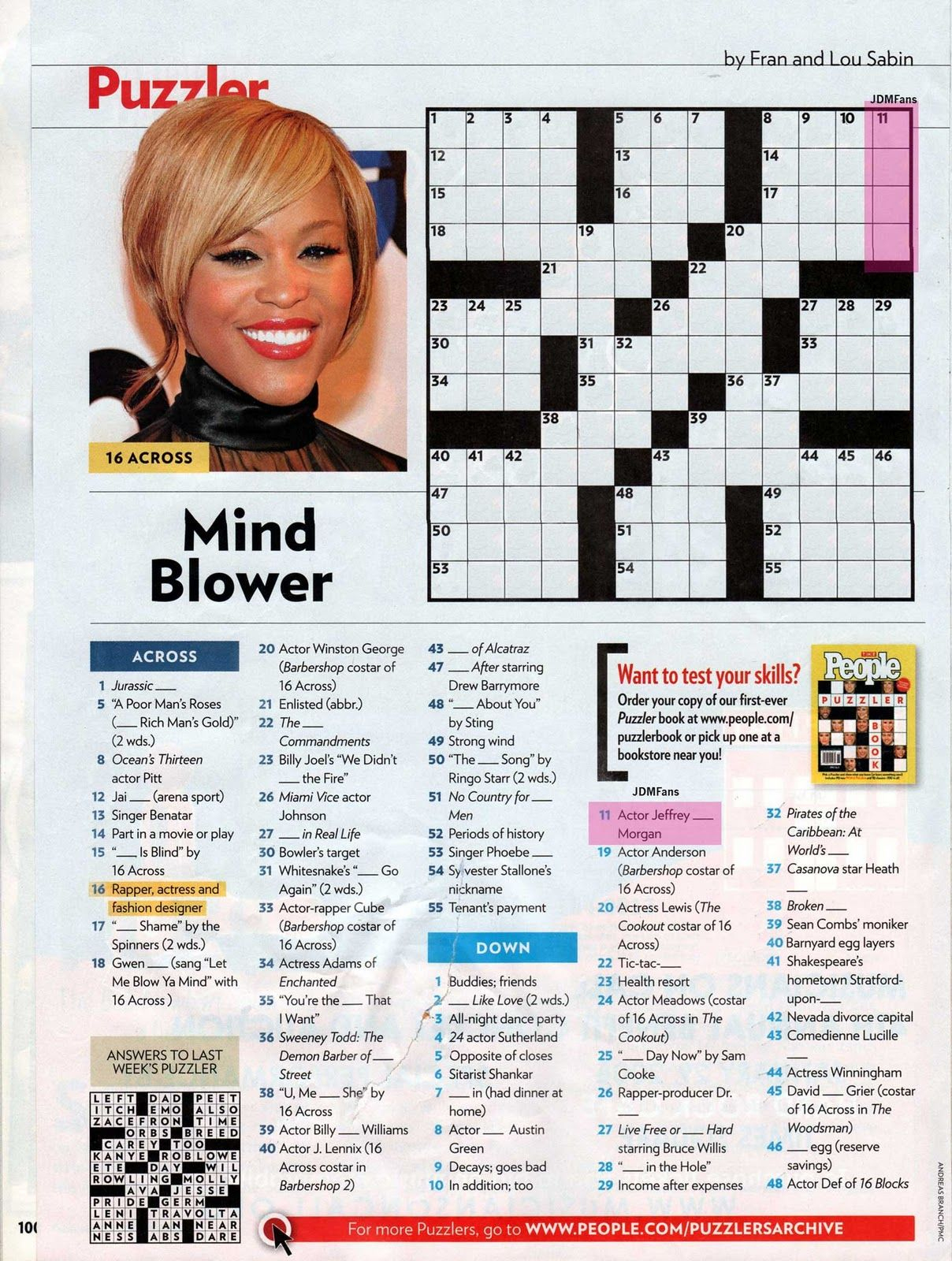 star magazine celebrity crossword puzzles