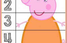 Peppa Pig Number Puzzles #'s 1-5 | Autism Activities For Ages 3-5 - Printable Number Puzzles For Preschoolers