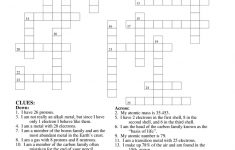 Periodic Table Crossword Puzzle | Teaching Resources | Crossword - Crossword Printable 7Th Grade