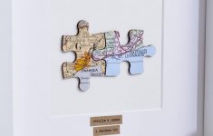 Personalised Anniversary Jigsaw Map Pictureposh Totty Designs - Print Jigsaw Puzzle Singapore