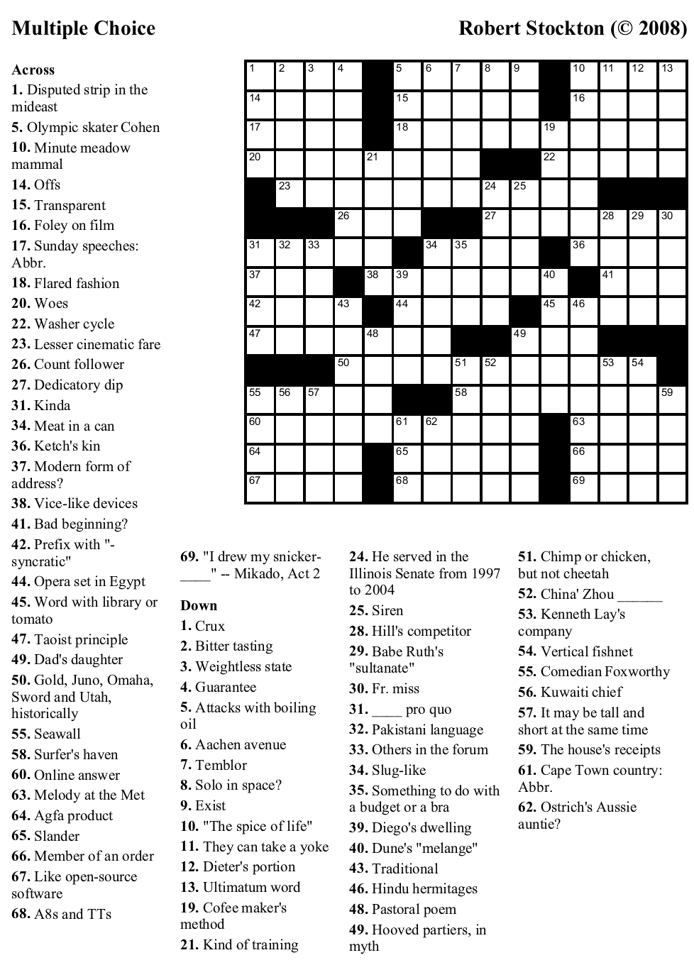 Pinjim Fraunberger On Crossword Puzzles | Free Printable - Math Crossword Puzzles Printable