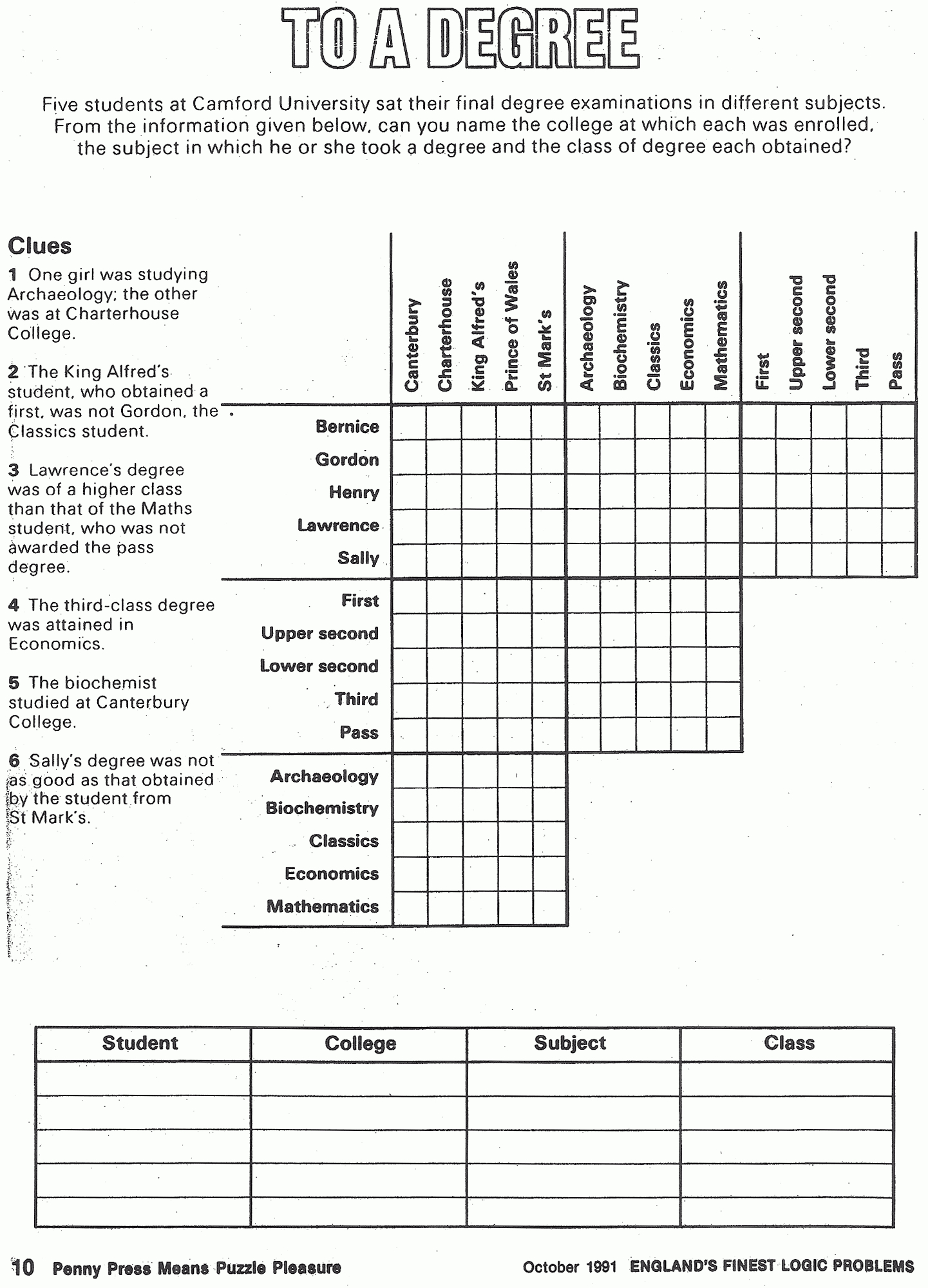 Pinlaurelle On Games | Logic Puzzles, Puzzle, Logic Games - Printable Logic Puzzle Packet