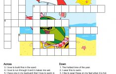 Pinsherry Disney On Education | Puzzles For Kids, Crossword - Printable Crossword Puzzles Summer Holidays