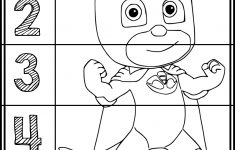 Pj Masks Coloring Number Puzzles | My Tpt Store | Pj Mask, Numbers - Printable Face Puzzle