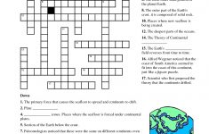 Planets Crossword Puzzle Worksheet - Pics About Space | Fun Science - Printable Ocean Crossword Puzzles