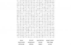 Positive Thinking Word Search - Wordmint - Printable Wellness Crossword Puzzles