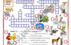 Present Simple - Present Continuous Crossword - Esl Worksheetmpotb - Printable Crossword Puzzles Simple Present