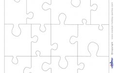 Print Out These Medium-Sized Printable Puzzle Pieces On White Or - Printable Puzzle Outline