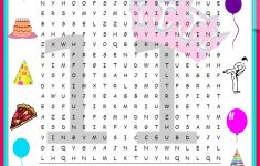 Printable Birthday Word Search | Activity Shelter - Printable Birthday Puzzles