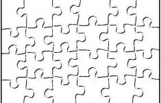 Printable Blank Puzzle Piece Template | School | Art Classroom - Printable Jigsaw Puzzle Shapes