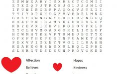 Printable Christian Valentine Craft | Valentine Word Search For Kids - Printable Valentines Crossword