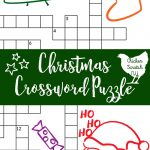 Printable Christmas Crossword Puzzle With Key   Christmas Crossword Puzzle Printable With Answers