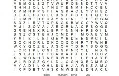 Printable Christmas Word Search For Kids &amp; Adults - Happiness Is - Christmas Printable Puzzles Games