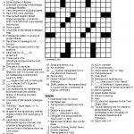 Printable Crossowrd Puzzles Chemistry Tribute Crossword Puzzle Chem   Printable La Times Crossword 2018