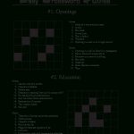 Printable Crossword Puzzles Template | Templates At   Printable Blank Crossword