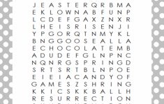 Printable Easter Word Search | Easter Parties And Games | Easter - Printable Easter Puzzles For Adults